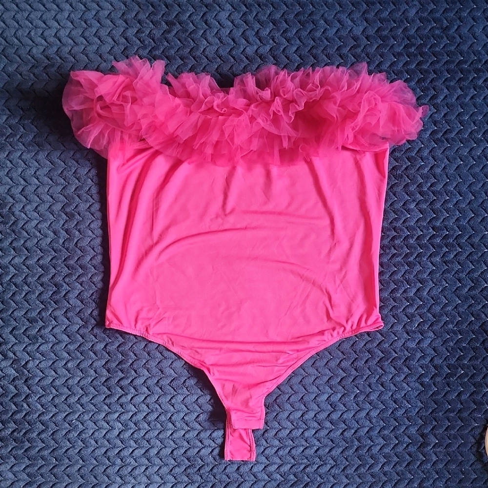 Love By Design Pink Bodysuit One Piece